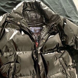 Brand New AVIREX glossy puffer coat